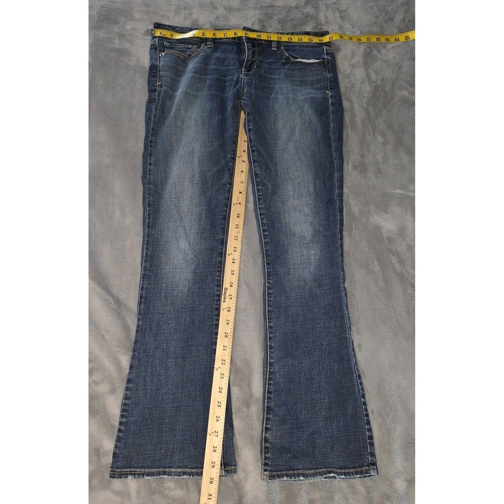 American Eagle Skinny Kick Jeans Womens 10 Blue Super Stretch - Picture 11 of 16